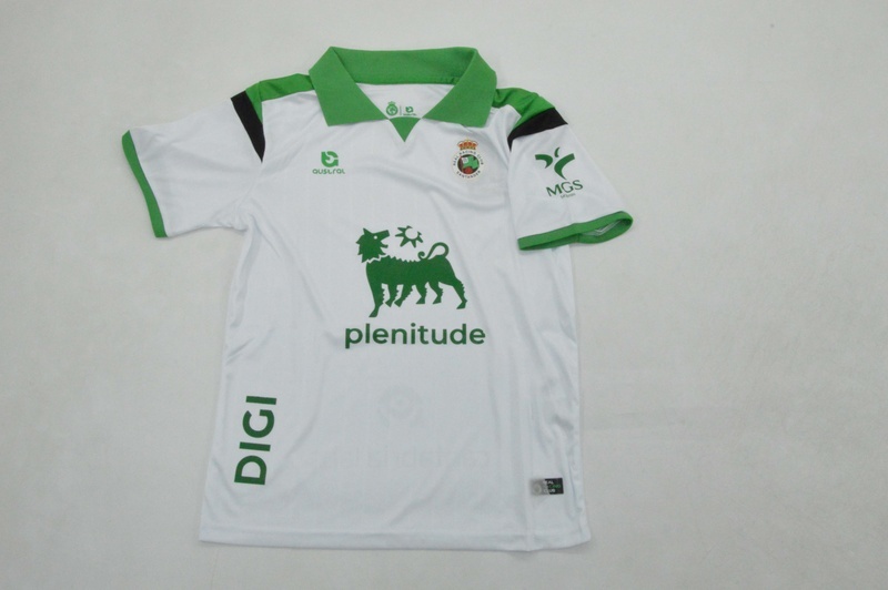 Racing Santander 26/27 Kids Home Soccer Jersey And Shorts