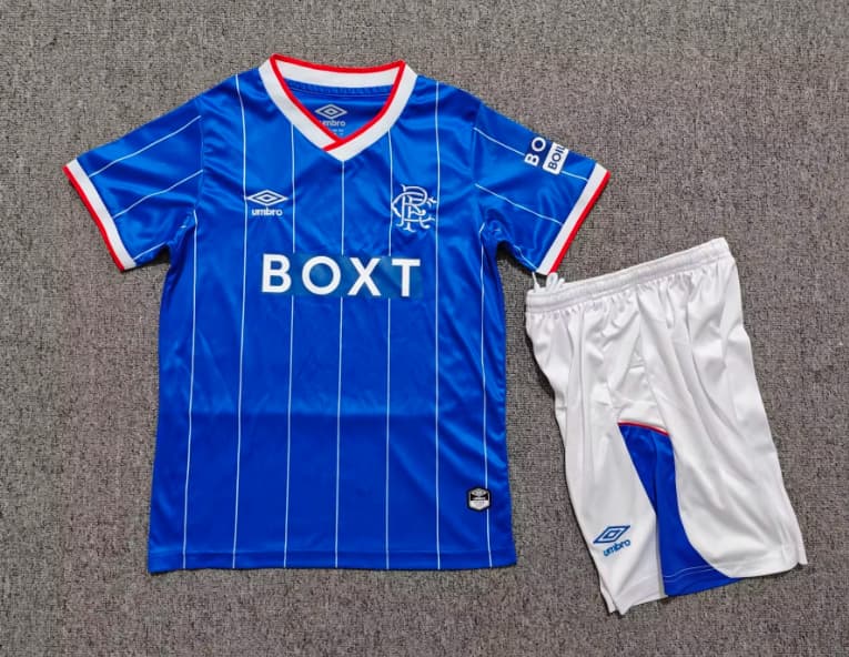 Rangers 26/27 Kids Home Soccer Jersey And Shorts