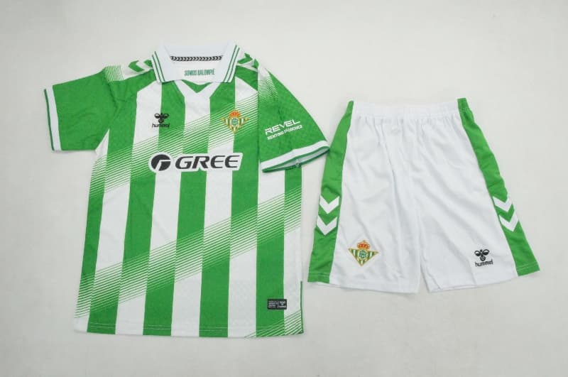 Real Betis 26/27 Kids Home Soccer Jersey And Shorts Real Betis 26/27 Kids Home Soccer Jersey And Shorts