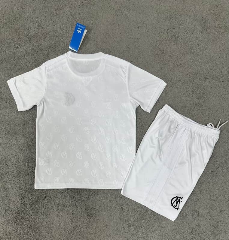 Real Madrid 26/27 Kids 125 Anniversary Soccer Jersey And Shorts