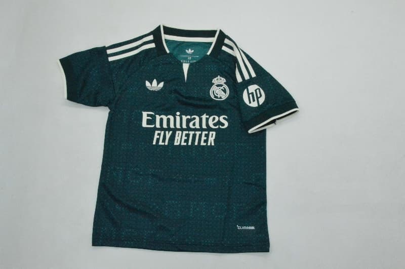 Real Madrid 26/27 Kids Away Soccer Jersey And Shorts