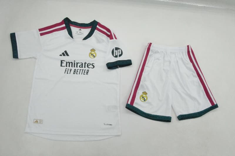 Real Madrid 26/27 Kids Home Soccer Jersey And Shorts (Player)