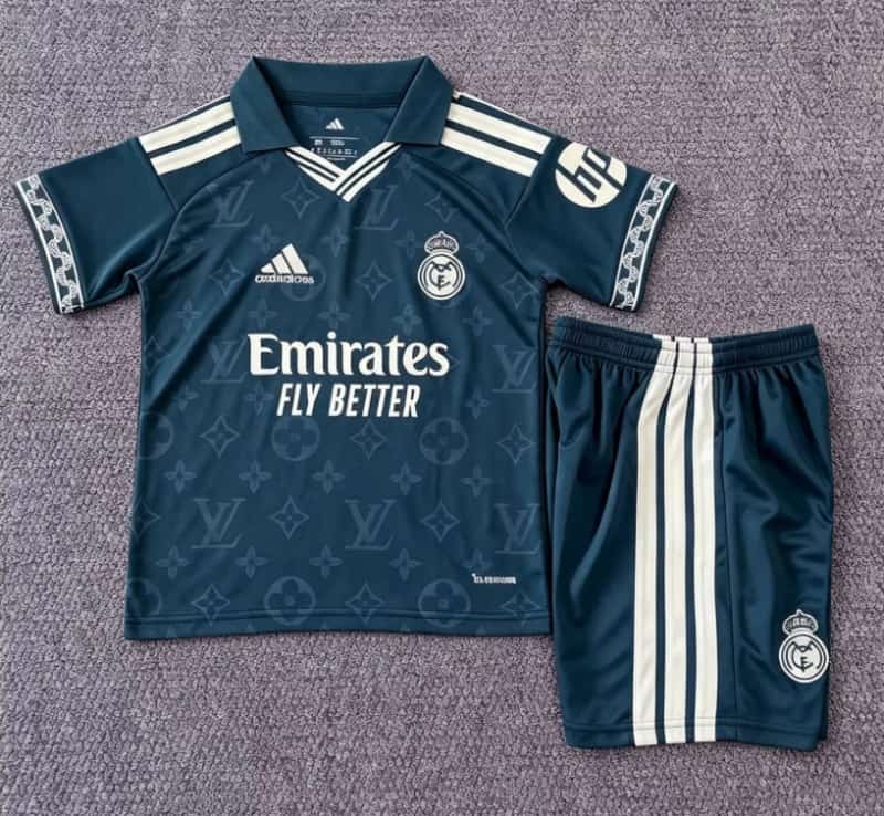 Real Madrid 26/27 Kids Special Soccer Jersey And Shorts