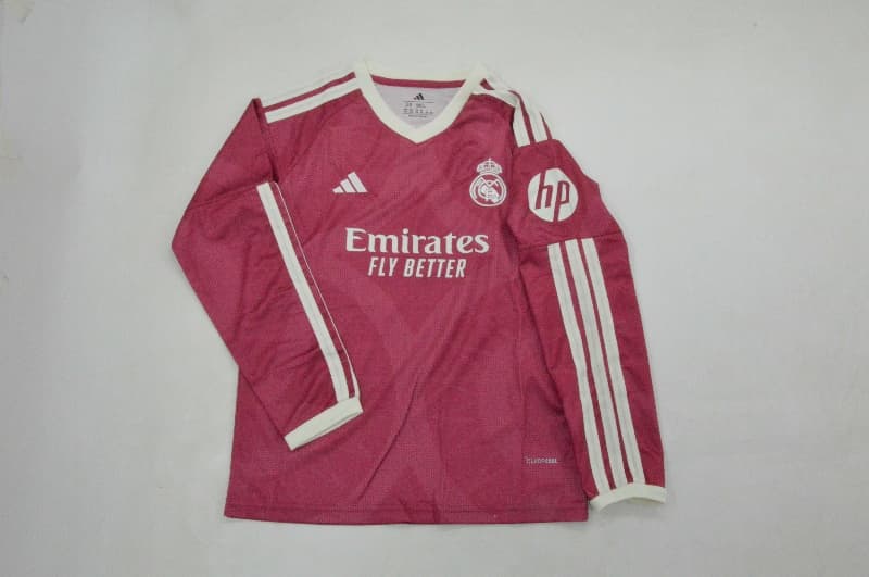 Real Madrid 26/27 Kids Third Long Sleeve Soccer Jersey And Shorts