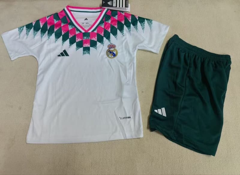 Real Madrid 26/27 Kids Training Soccer Jersey And Shorts