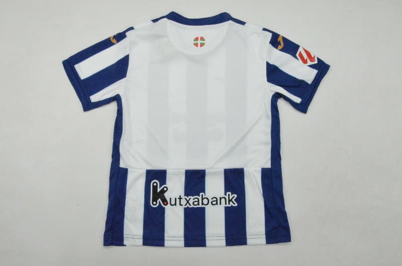 Real Sociedad 26/27 Kids Home Soccer Jersey And Shorts