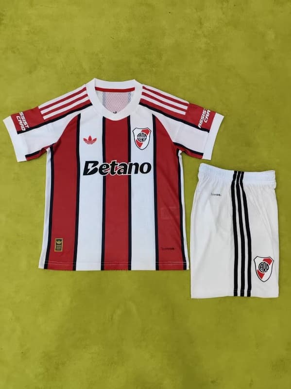 River Plate 2026 Kids Away Soccer Jersey And Shorts (Player) River Plate 2026 Kids Away Soccer Jersey And Shorts (Player)