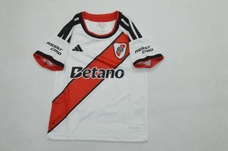 River Plate 2026 Kids Home Soccer Jersey And Shorts