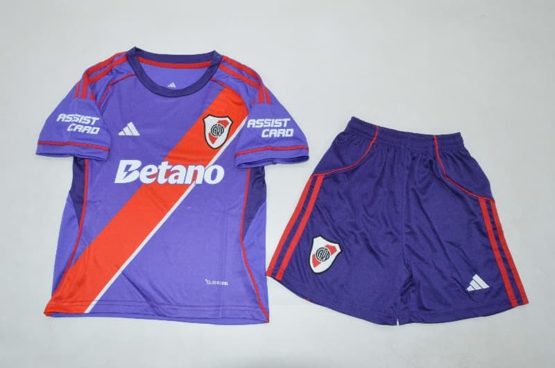 River Plate 2026 Kids Third Soccer Jersey And Shorts River Plate 2026 Kids Third Soccer Jersey And Shorts