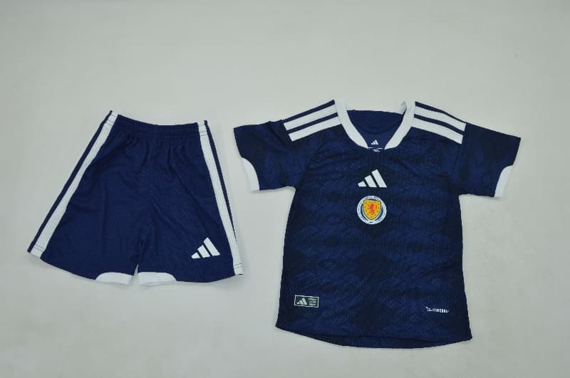 Scotland 2026 Kids Home Soccer Jersey And Shorts (Player) Scotland 2026 Kids Home Soccer Jersey And Shorts (Player)