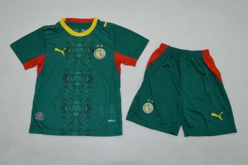 Senegal 2026 Kids World Cup Away Soccer Jersey And Shorts
