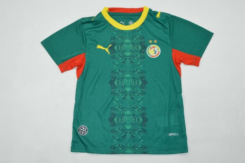 Senegal 2026 Kids World Cup Away Soccer Jersey And Shorts