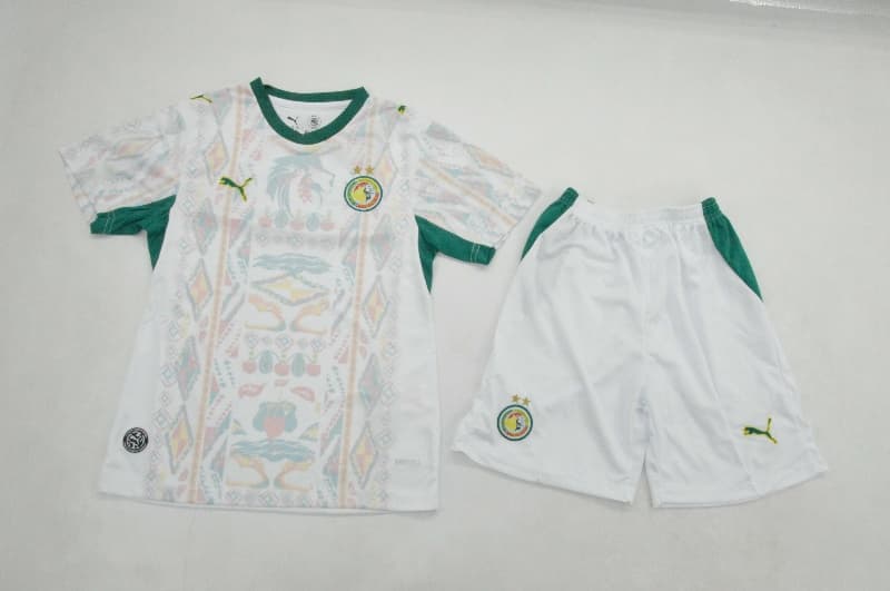 Senegal 2026 Kids World Cup Home Soccer Jersey And Shorts