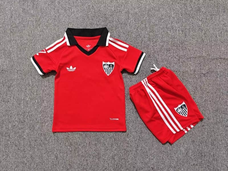 Sevilla 26/27 Kids Away Soccer Jersey And Shorts