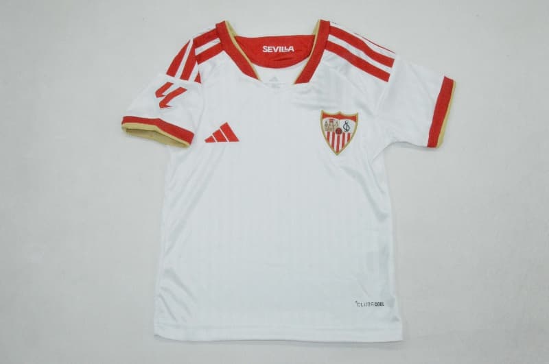 Sevilla 26/27 Kids Home Soccer Jersey And Shorts