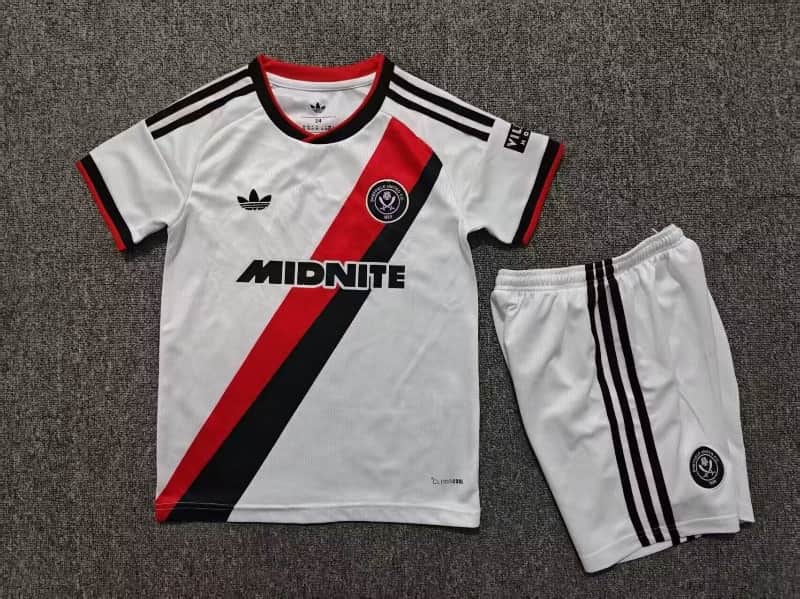Sheffield United 26/27 Kids Away Soccer Jersey And Shorts Sheffield United 26/27 Kids Away Soccer Jersey And Shorts