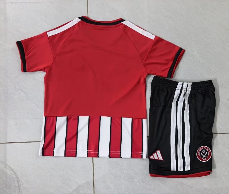 Sheffield United 26/27 Kids Home Soccer Jersey And Shorts
