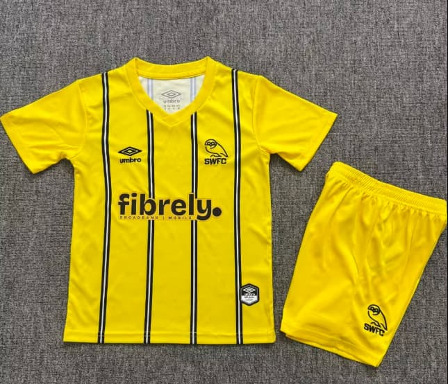Sheffield Wednesday 26/27 Kids Away Soccer Jersey And Shorts Sheffield Wednesday 26/27 Kids Away Soccer Jersey And Shorts