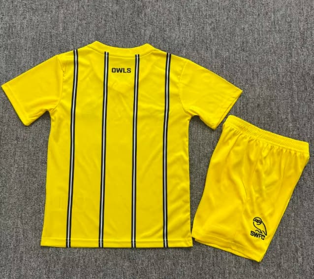 Sheffield Wednesday 26/27 Kids Away Soccer Jersey And Shorts