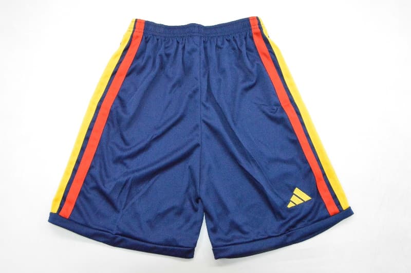 Spain 2026 Kids Home Long Sleeve Soccer Jersey And Shorts 2 Stars