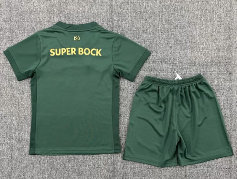 Sporting Lisbon 26/27 Kids 120th Anniversary Soccer Jersey And Shorts