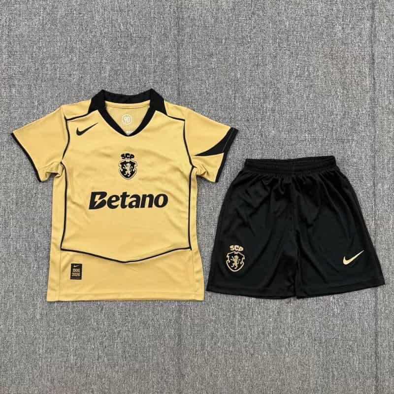 Sporting Lisbon 26/27 Kids Away Soccer Jersey And Shorts