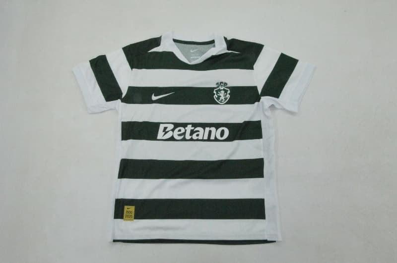 Sporting Lisbon 26/27 Kids Home Soccer Jersey And Shorts