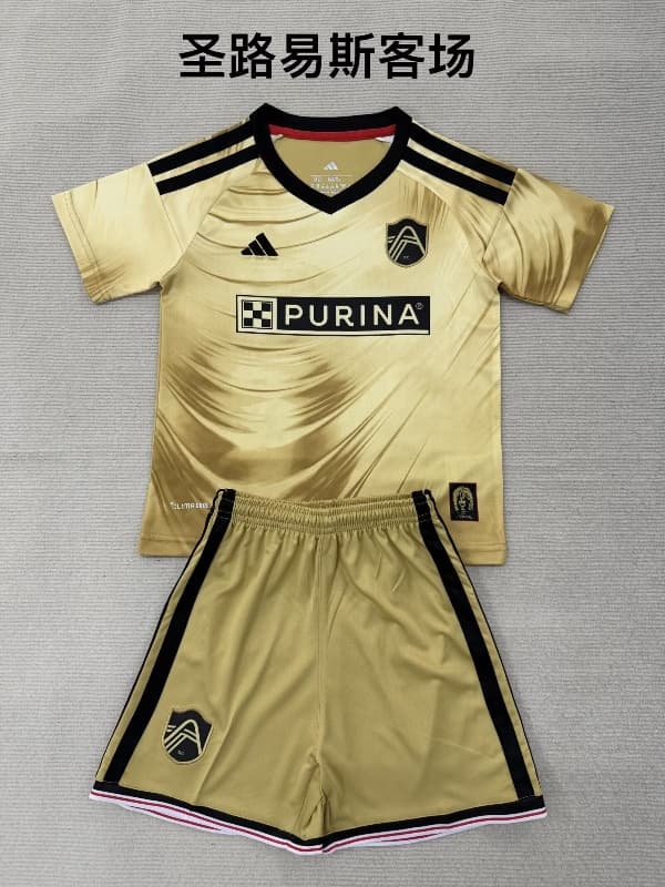St.Louis City Sc 2026 Kids Away Soccer Jersey And Shorts St.Louis City Sc 2026 Kids Away Soccer Jersey And Shorts
