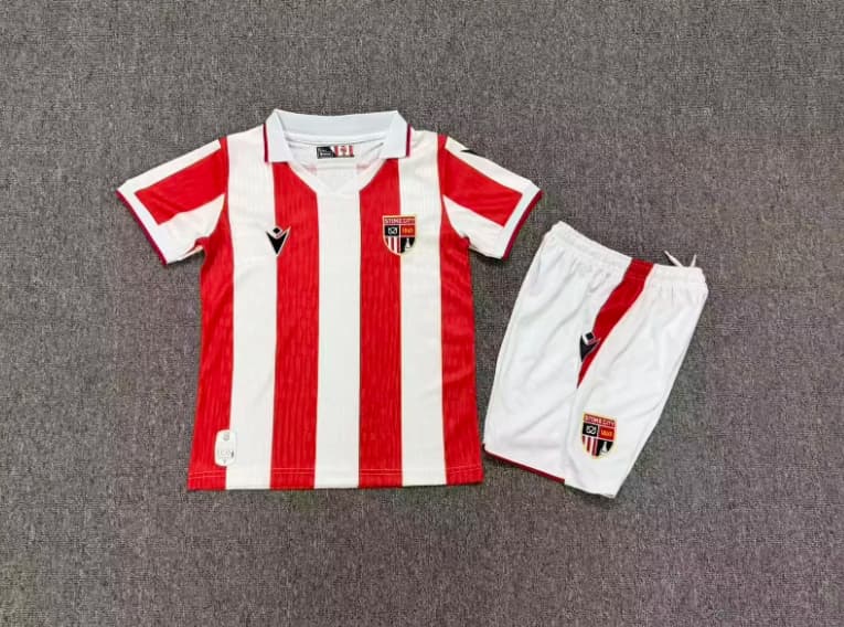 Stoke City 26/27 Kids Home Soccer Jersey And Shorts
