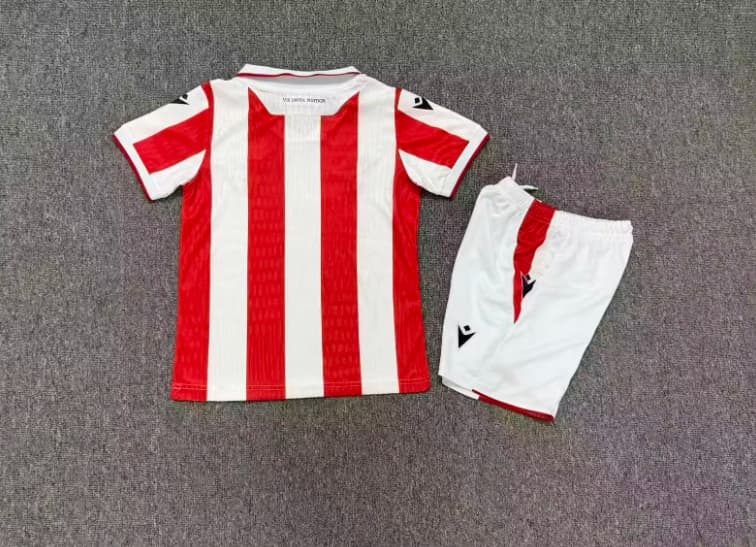 Stoke City 26/27 Kids Home Soccer Jersey And Shorts