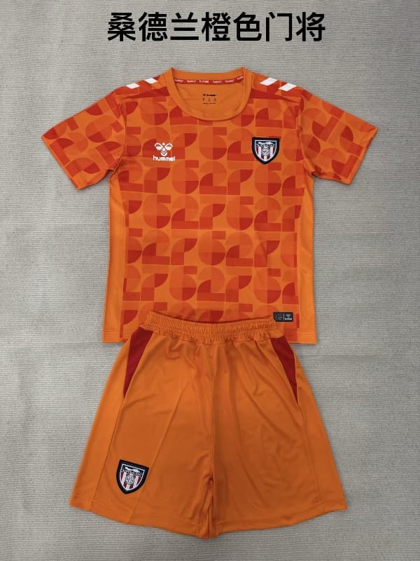 Sunderland 26/27 Kids Goalkeeper Orange Soccer Jersey And Shorts Sunderland 26/27 Kids Goalkeeper Orange Soccer Jersey And Shorts