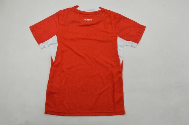 Switzerland 2026 Kids World Cup Home Soccer Jersey And Shorts