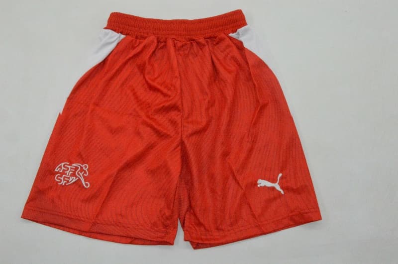 Switzerland 2026 Kids World Cup Home Soccer Jersey And Shorts