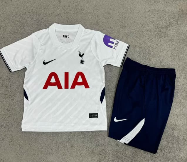 Tottenham Hotspur 26/27 Kids Home Soccer Jersey And Shorts