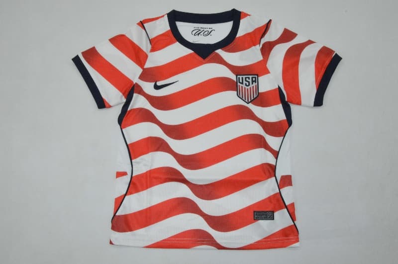 USA 2026 Kids Home Soccer Jersey And Shorts