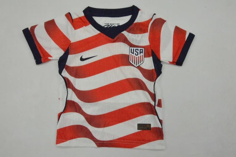 USA 2026 Kids World Cup Home Soccer Jersey And Shorts (Player)