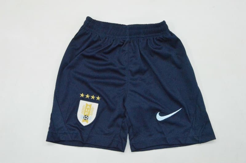 Uruguay 2026 Kids World Cup Home Soccer Jersey And Shorts