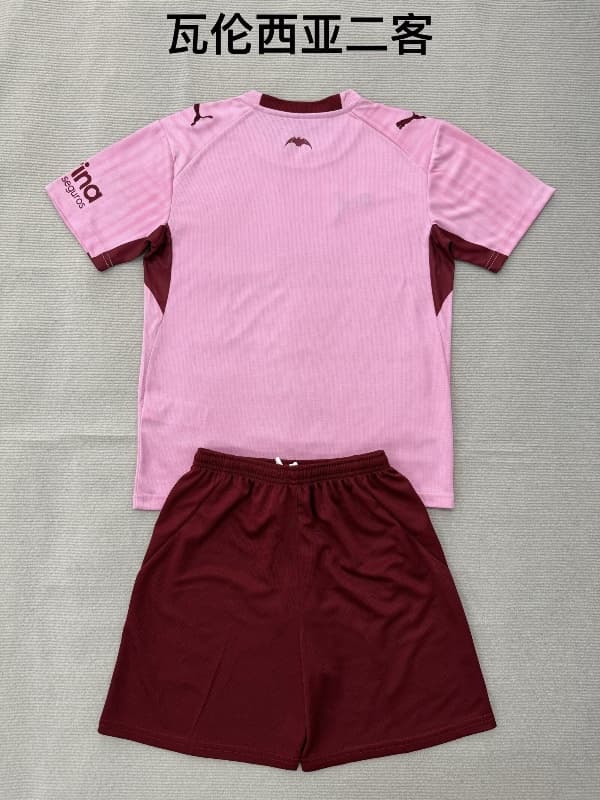 Valencia 26/27 Kids Third Soccer Jersey And Shorts