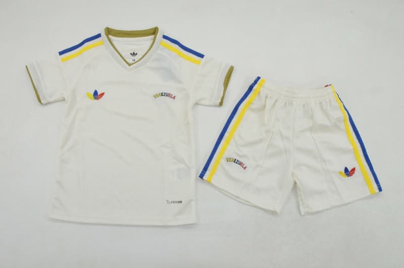 Venezuela 2026 Kids Away Soccer Jersey And Shorts Venezuela 2026 Kids Away Soccer Jersey And Shorts