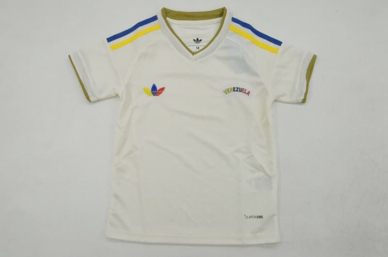 Venezuela 2026 Kids Away Soccer Jersey And Shorts