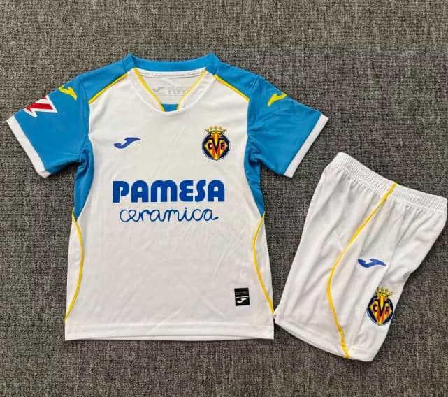 Villarreal 26/27 Kids Away Soccer Jersey And Shorts Villarreal 26/27 Kids Away Soccer Jersey And Shorts