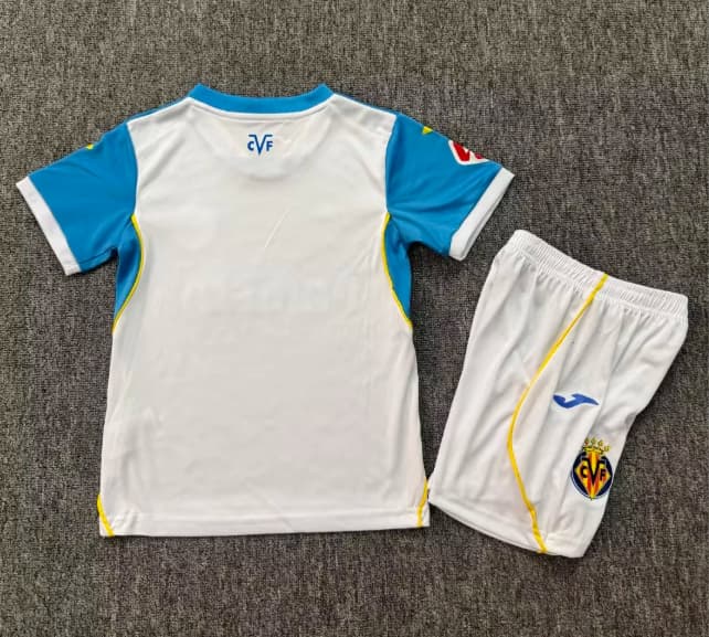 Villarreal 26/27 Kids Away Soccer Jersey And Shorts