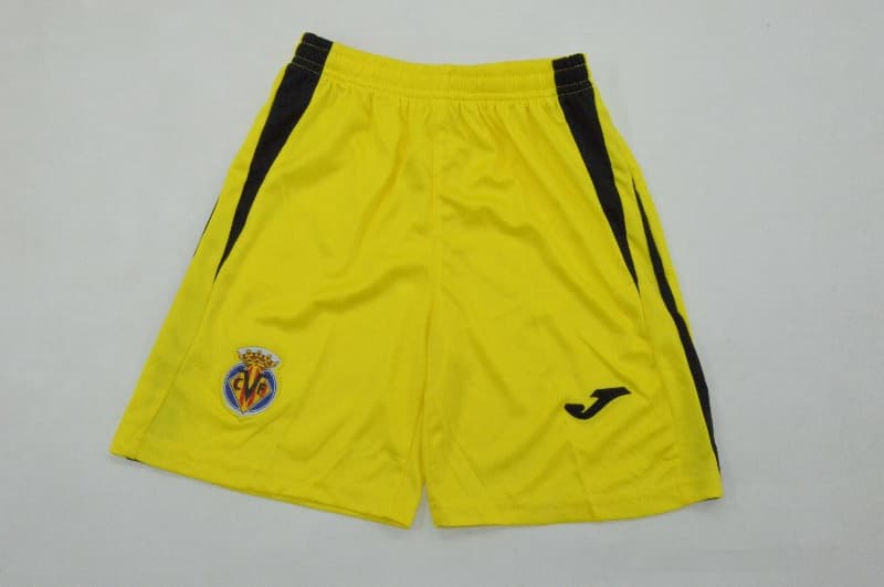Villarreal 26/27 Kids Home Soccer Jersey And Shorts