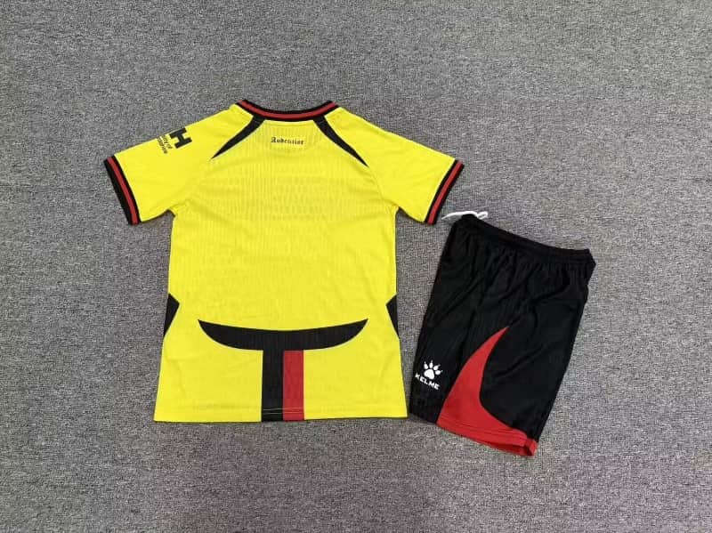 Watford 26/27 Kids Home Soccer Jersey And Shorts
