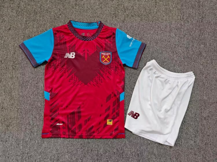 West Ham 26/27 Kids Home Soccer Jersey And Shorts