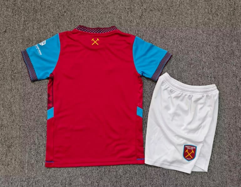 West Ham 26/27 Kids Home Soccer Jersey And Shorts