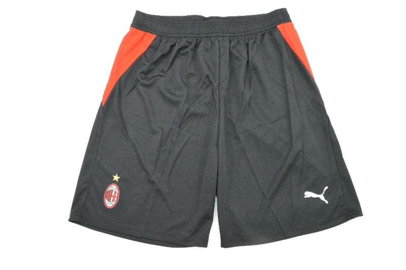 AAA(Thailand) AC Milan 26/27 Black Soccer Shorts