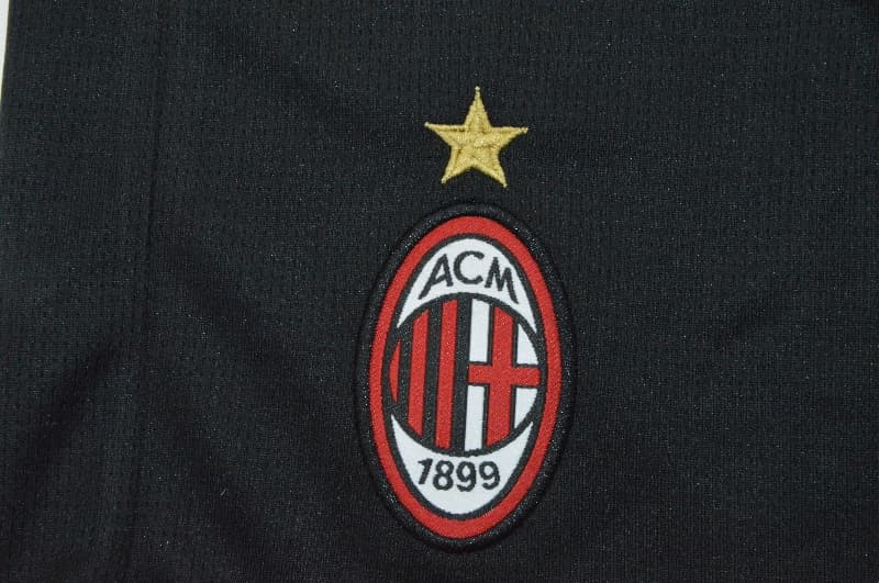 AAA(Thailand) AC Milan 26/27 Black Soccer Shorts