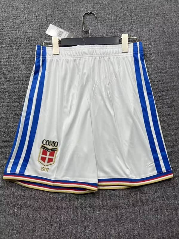 AAA(Thailand) Como 26/27 Home Soccer Shorts AAA(Thailand) Como 26/27 Home Soccer Shorts