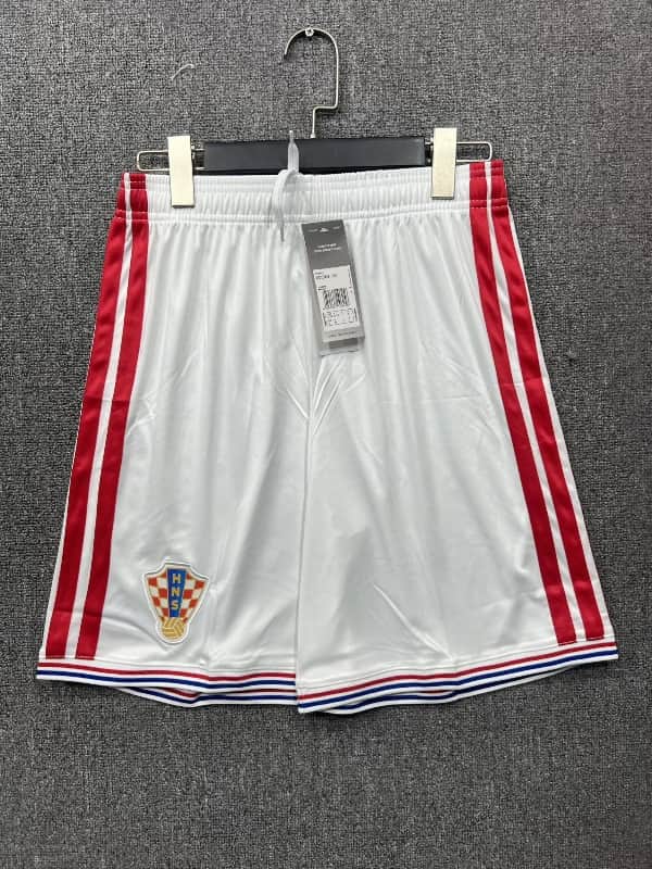 AAA(Thailand) Croatia 2027 Home Soccer Shorts AAA(Thailand) Croatia 2027 Home Soccer Shorts